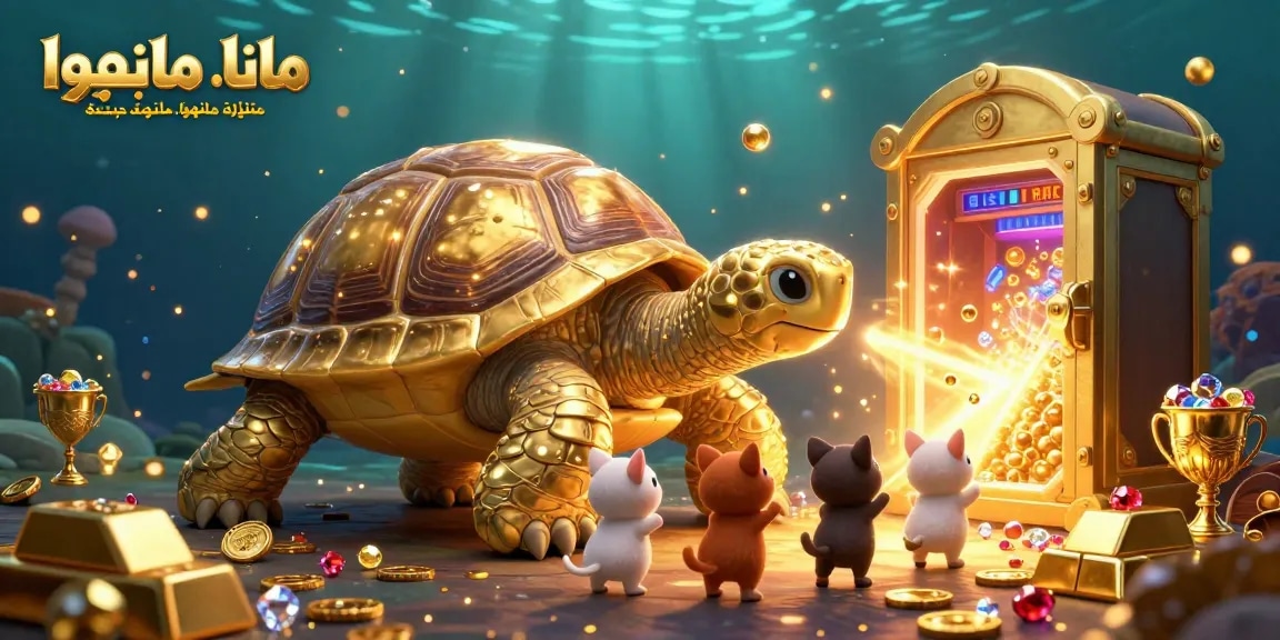 Spin the wheel of fortune with مانجا، مانهوا، مانهوا مترجمة in a dazzling treasure-filled scene.