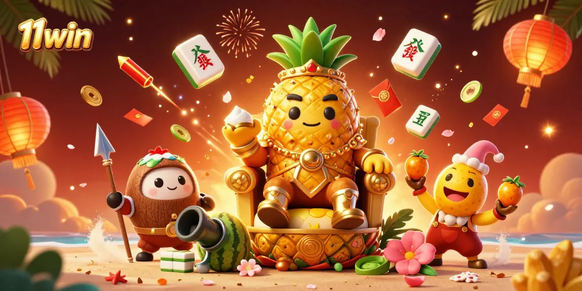 Experience thrilling moments with 11win in a vibrant 3D casino scene showcasing engaging gameplay elements.