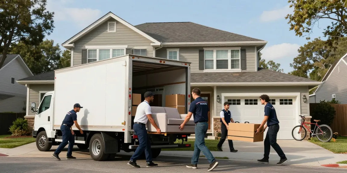 Professional movers from https://ucuzatasin.com.tr skillfully relocating furniture during a home move.