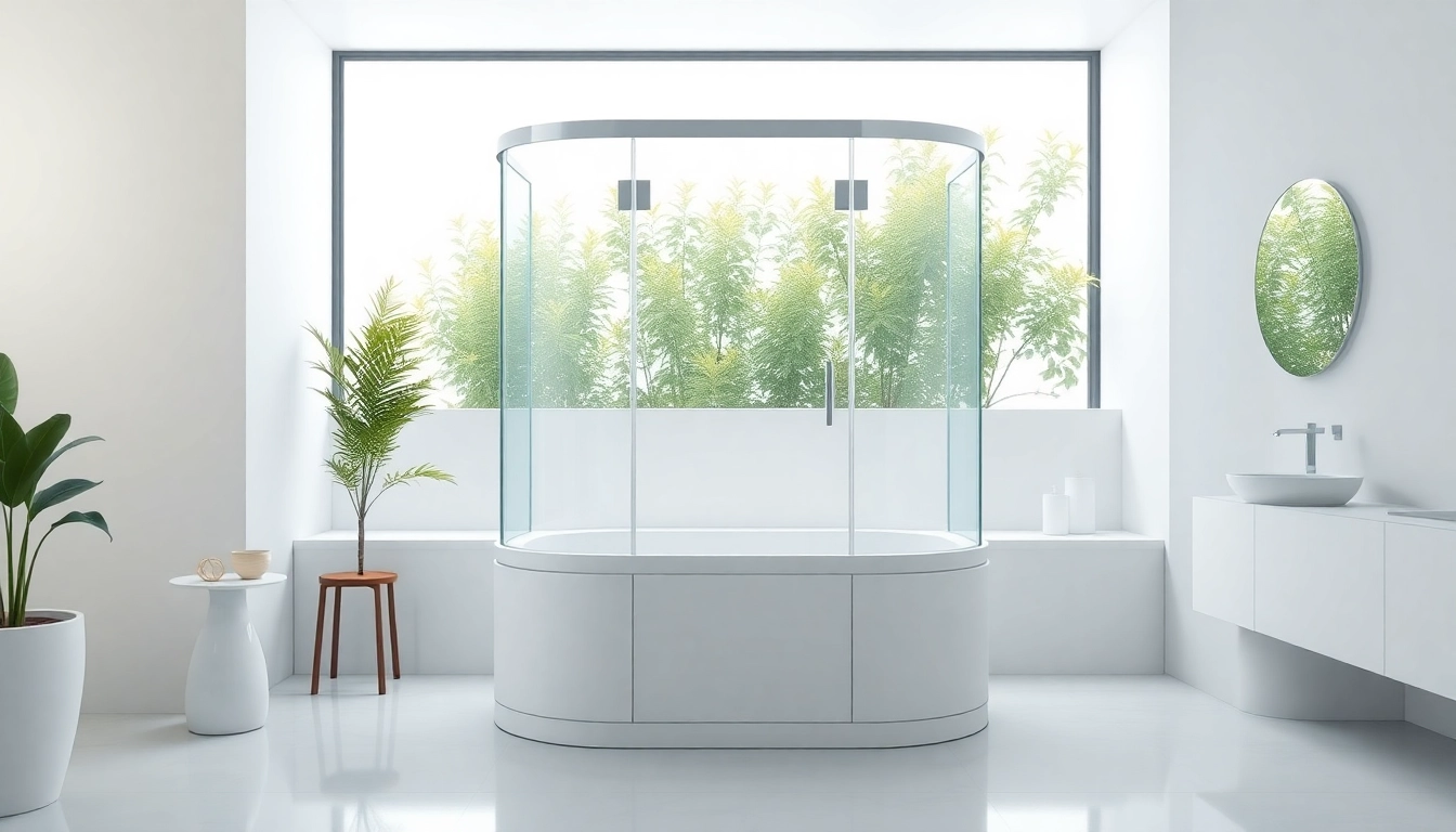 Die elegante sonni Duschkabine in einem modernen Badezimmer mit stilvoller Ausstattung.