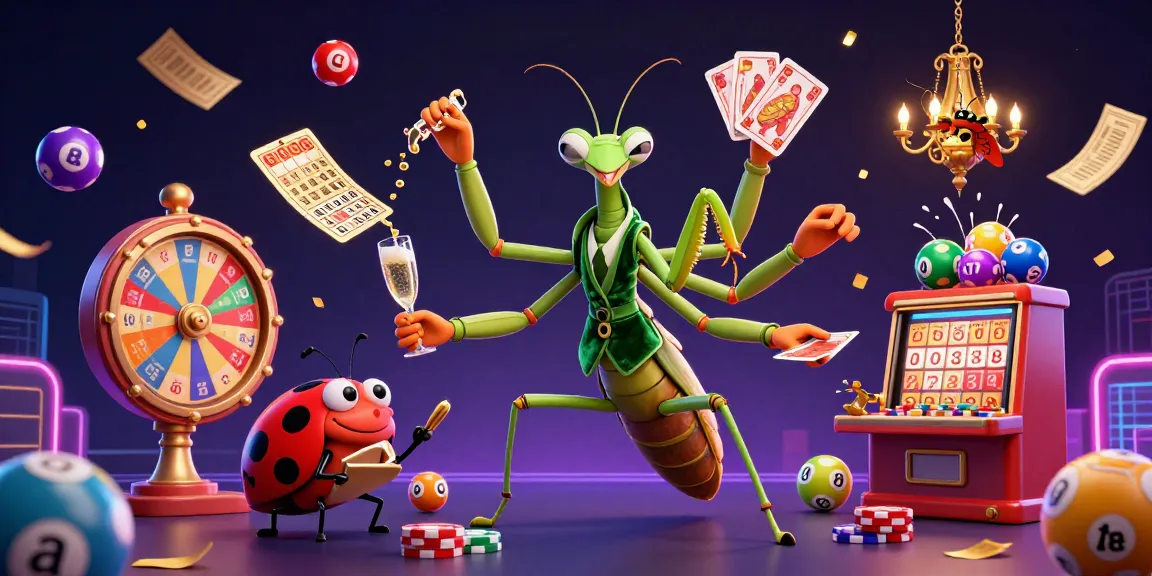 Experience vibrant lottery excitement at net88in with a lively scene of colorful balls and engaging characters