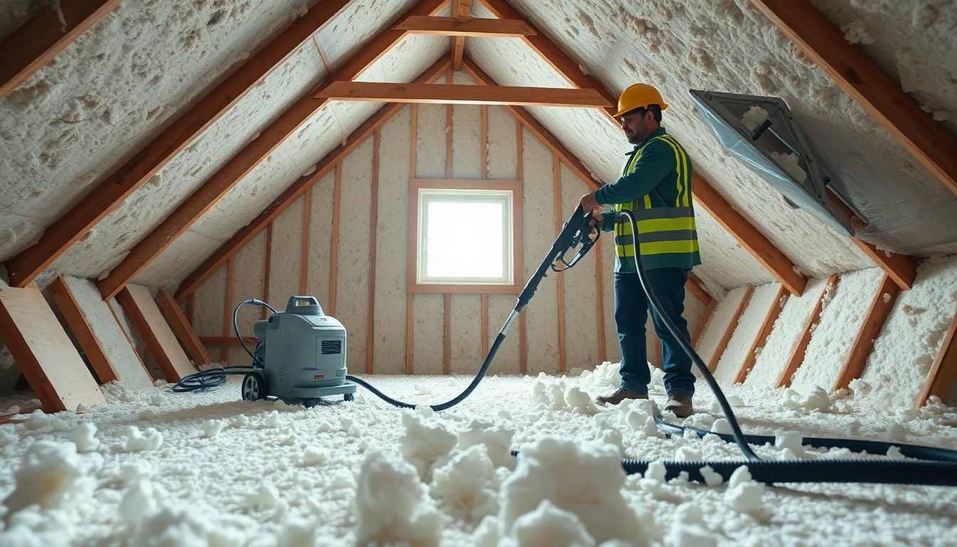 Efficient spray foam removal Kent by a technician in a residential setting with specialized tools.