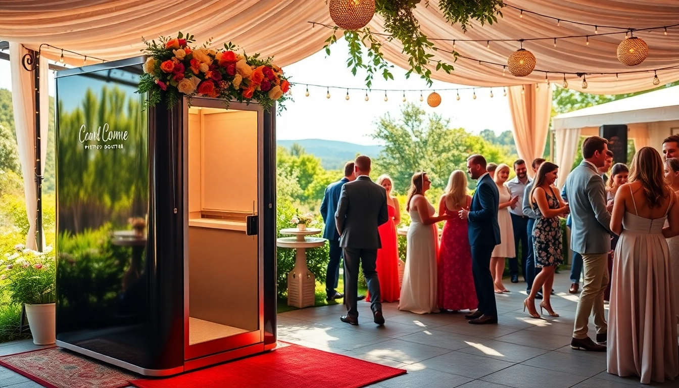 Capture fun moments with our vibrant photo booth rental at parties and weddings.