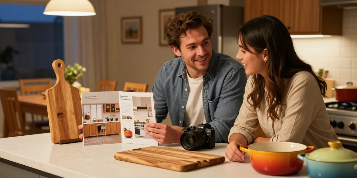 شراء مطابخ مستعملة بالرياض showcased in a warm, inviting home kitchen scene, highlighting affordability and quality.