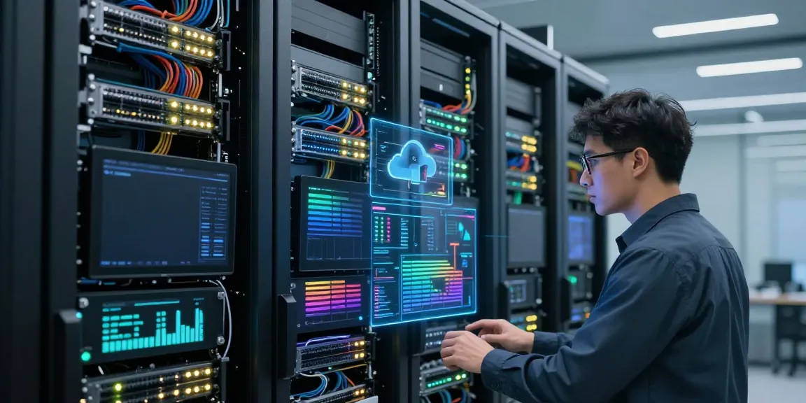Network configuration review showcasing server settings in a modern data center.