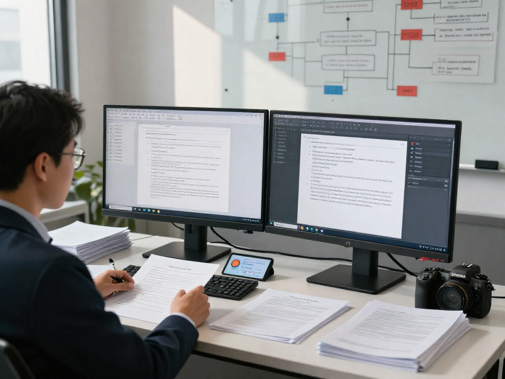 Expert in document fraud detection analyzing documents using advanced technology to ensure authenticity.