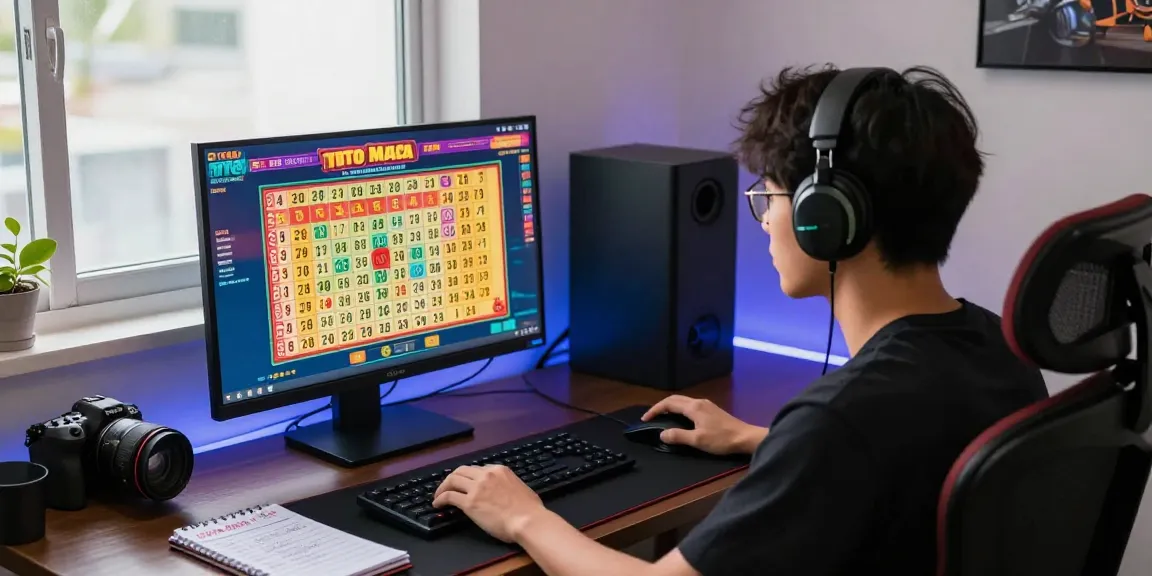 Engaging online gambling experience with a gamer focusing on toto Macau game at https://www.hoteloita.com/beppu/bijyutsukan.html in a modern home office.