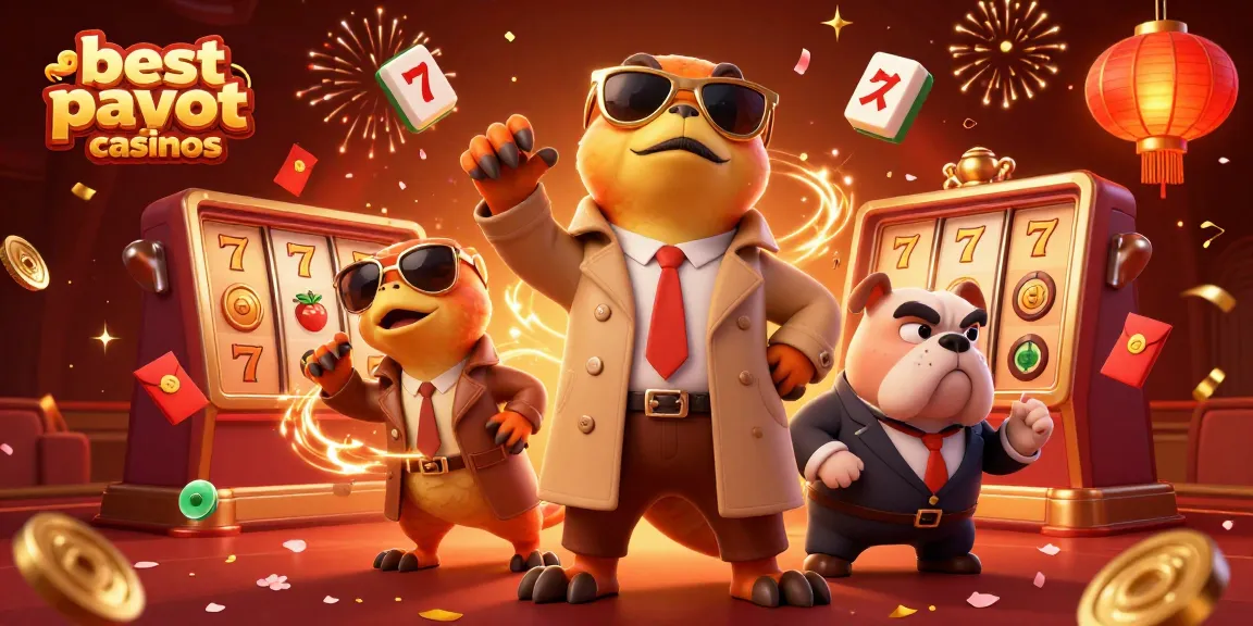 Experience the best payout casinos with 3D cartoon raptors sneaking into a VIP lounge.
