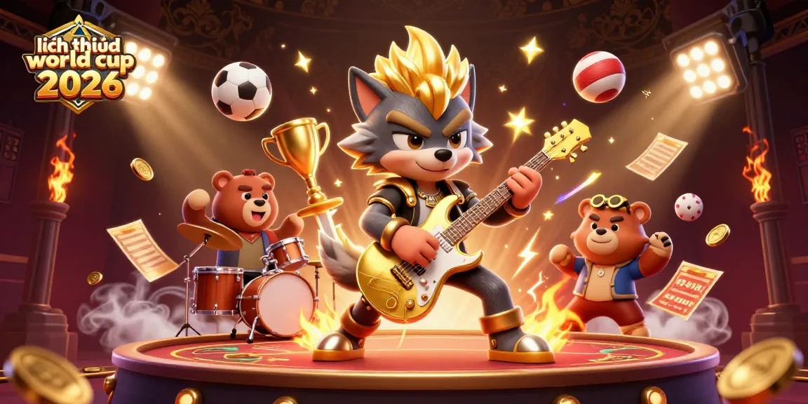 Experience exhilarating thrills with lịch thi đấu world cup 2026 in this vibrant 3D illustration.