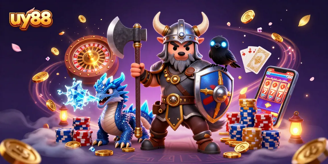 Engage in thrilling gameplay at uy88 with dynamic elements like cash prizes and the excitement of dragon-themed casino adventures.